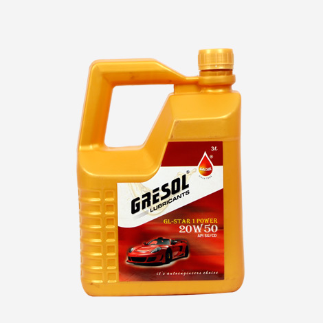Gresol GL-Star 20W50 API SG/CD CNG Oil